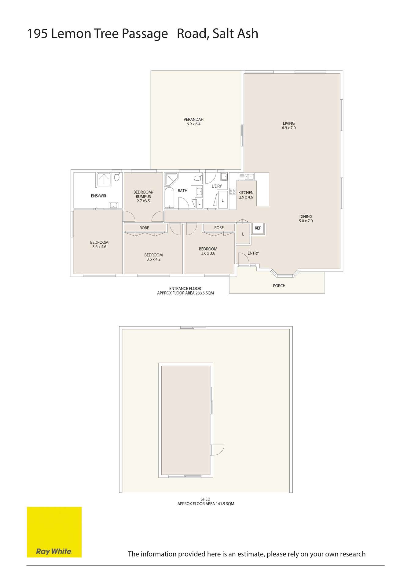 195 - 199 Lemon Tree Passage Road, Salt Ash Auction by Farmbuy.com - floorplan 1