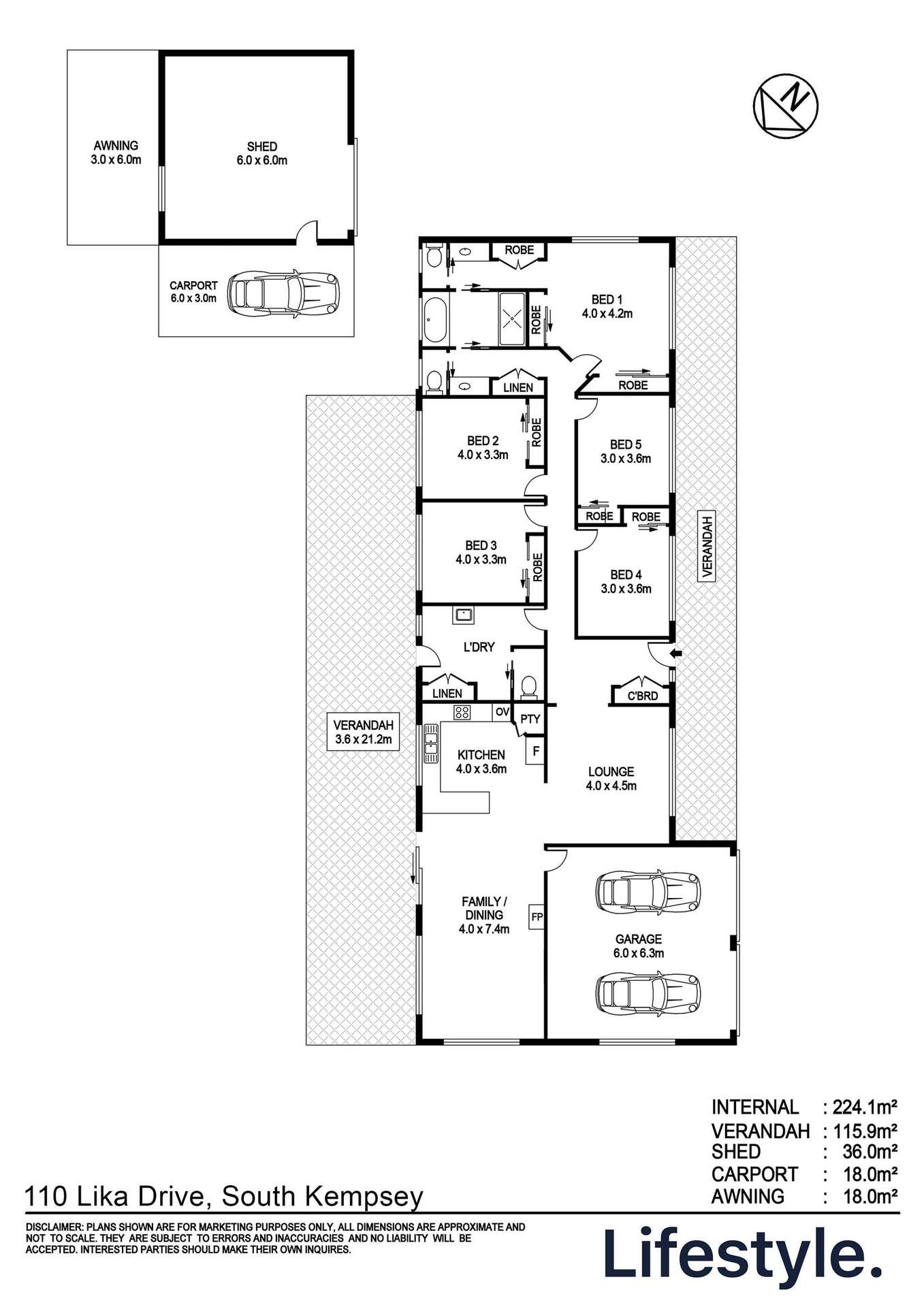 110 Lika Drive, South Kempsey For Sale by Farmbuy.com - floorplan 1